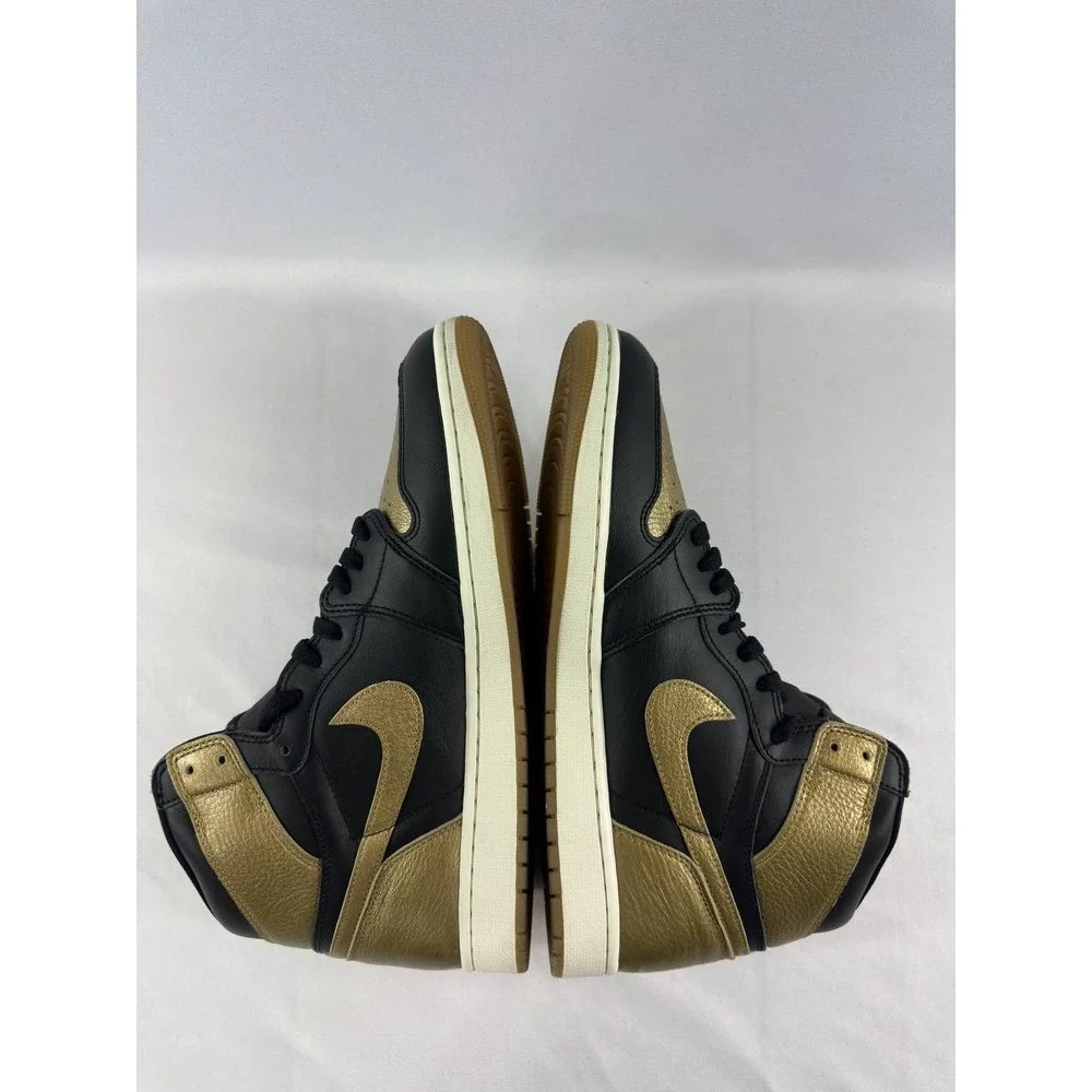Nike Air Jordan 1 Retro High OG 'Black Gold' DZ5485-071 Men's Size 12.5